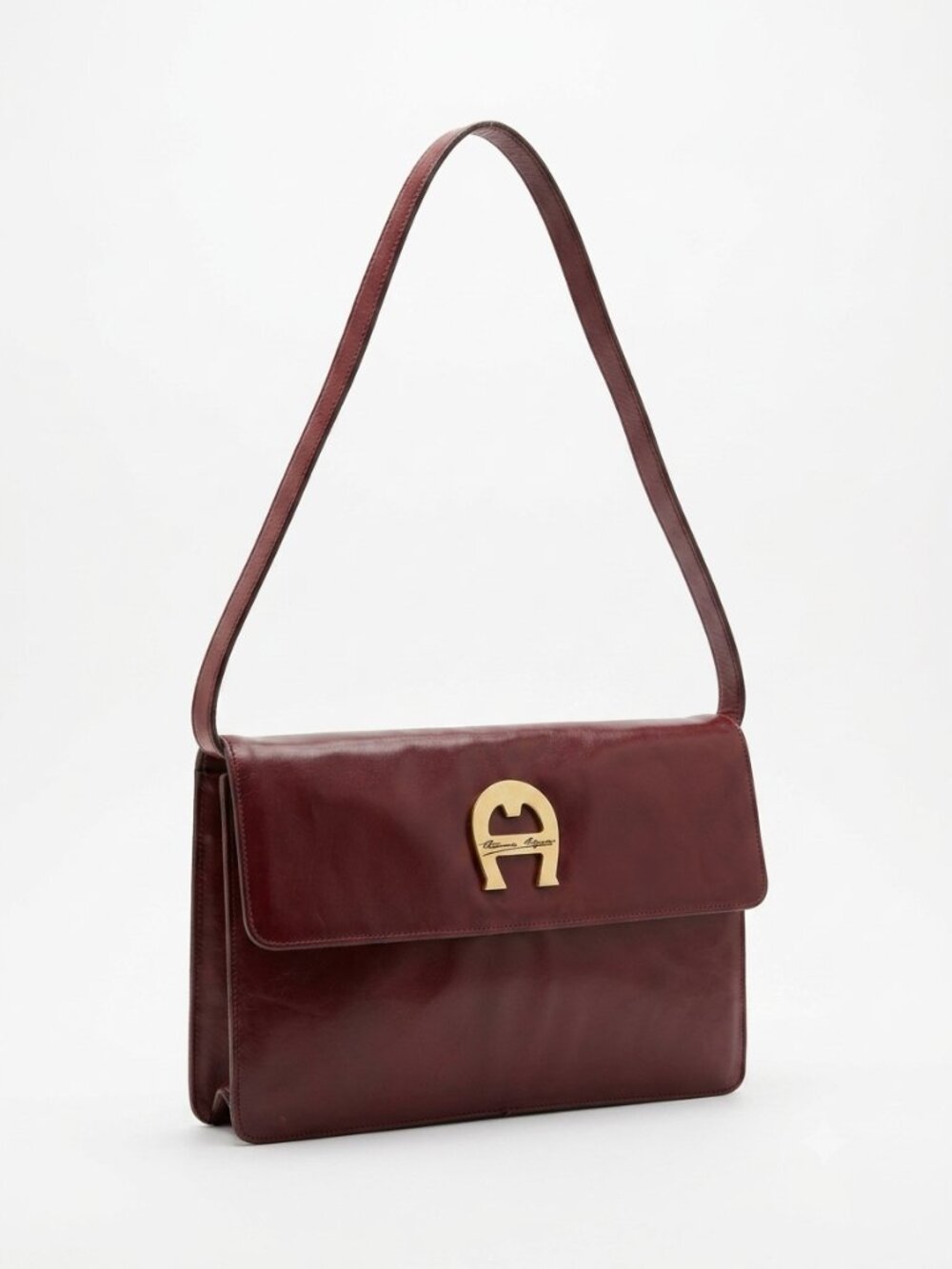 Convertible Clutch by Etienne Aigner in Oxblood